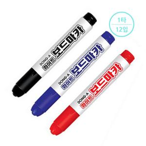 [동아] 화이트보드마카 둥근촉(1타/12입)