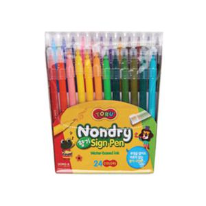 [동아] 사인펜 논드라이 슬림(24색)