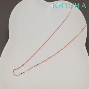 [크리샤]컷팅 볼 실버 목걸이_KSN0315