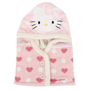 남은수량1개 _헬로키티 니트후드넥워머 [빅페이스-20001] [L1207]