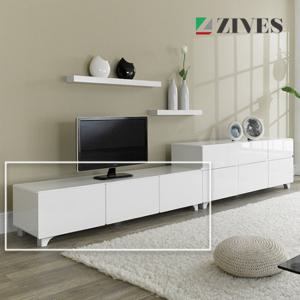 [지베스] 메이 UV하이그로시 1단 1500 거실장