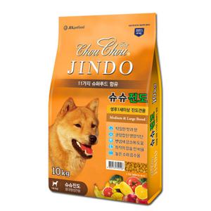 슈슈 진도 10kg 슈퍼푸드 함유 진도견용 강아지사료