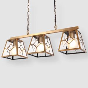 LED 식탁등 브로큰 3등 펜던트 브론즈