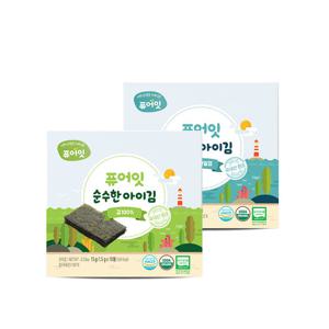 퓨어잇 오가닉 순수한 아이김 2가지 맛 유기농