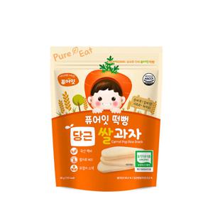 퓨어잇 떡뻥 유기농 당근 쌀과자 아이간식