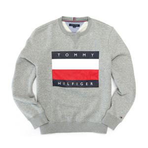 [타미힐피거] 맨즈 TOMMY 긴팔티 맨투맨 9330 963그레이