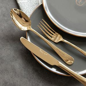 골드티타늄 디너 커트러리(더너스푼,디너포크,디너나이프)