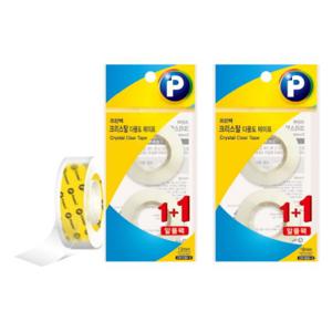 크리스탈테이프 리필 CR1830-2 18mmx30m 2개입 프린텍