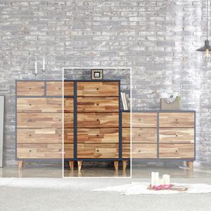 [리버퍼니쳐] 네이쳐 아카시아원목 600 5단서랍장