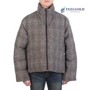 [필골드] 글렌체크 숏 패딩점퍼 SL8003