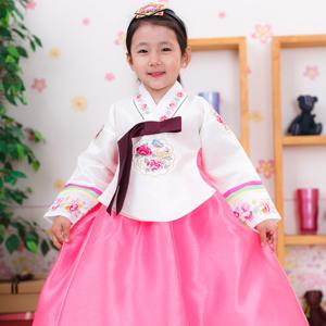 [럭셔리한복]605.미색수당의(여)_아동한복,돌한복,여아한복