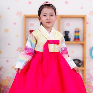 [럭셔리한복]421.연화중기노랑(여)_아동한복,돌한복,여아한복