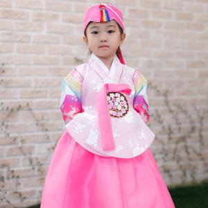 [럭셔리한복]411.연화당의분홍(여)_아동한복,유아한복,아기한복,