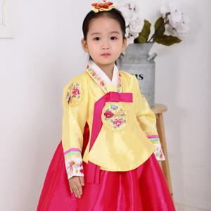 [럭셔리한복]905.꽃나비당의노랑(여)_아동한복,돌한복,여아한복