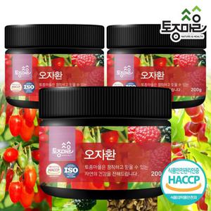 [토종마을]HACCP인증 오자환 200g X 3통_(오미자,구기자,복분자,사상자,토사자,산수유)