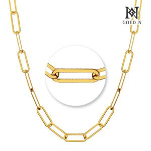 골드앤 18K 링클립 小 목걸이 콤비