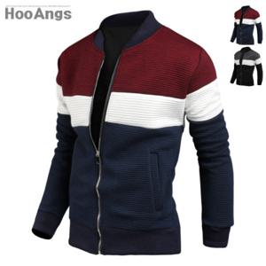 [후앙스] 삼단배색 엠보 기모 블루종 EHJP2054