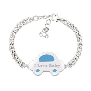 [티아리스] 붕붕이 실버 미아방지팔찌 S1469B