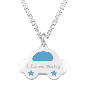 [티아리스] 붕붕이 실버 미아방지목걸이 S1469N