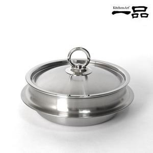 키친아트 일품 5중 스테인레스 가마솥 18cm(낮은형)