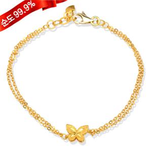 여자 순금 팔찌 7.5g 24K [큐트 나비]