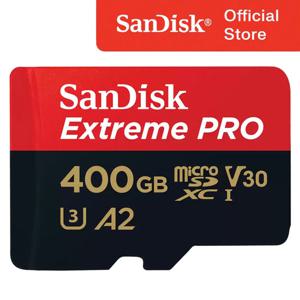 샌디스크 익스트림 프로 microSDXC 400GB 400기가 메모리 4K UHD 비디오촬영 고사양게임 스마트폰 드론 카메라 액션캠 고성능 마이크로SD카드 Extreme Pro SDSQXCD