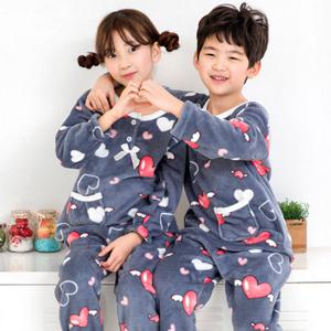 이라인 천사날개 아동 주니어 울트라 밍크 수면잠옷 파자마