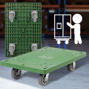 사각달리 회색고무 특대 카트 구루마 손수레 운반카트 대차