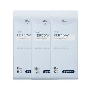 허브데이 생리대 중형3팩_30p
