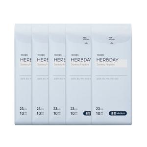 허브데이 생리대 중형5팩 _50p