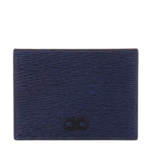 [FERRAGAMO] 간치니 카드 지갑 66 A391 NAVY