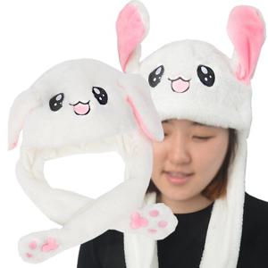 [실내화뱅크]귀가 움직이는 토끼모자