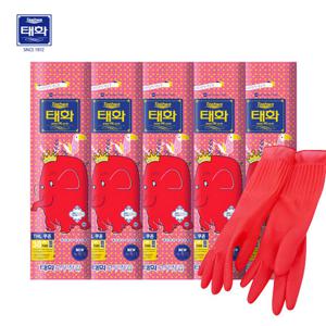 태화 고무장갑 뉴특대 레드(5개)