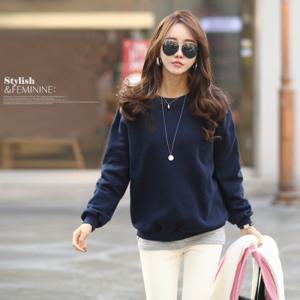 [나크21] (55~120) 7컬러 기모 맨투맨 KO14-T-24 /빅사이즈