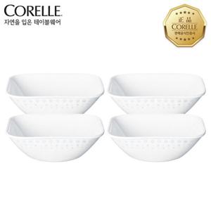 코렐 샤이니데이즈 사각면기 4P 세트