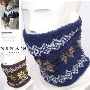 뽀송이수면원단 노르딕눈꽃남성넥워머(9SS002)