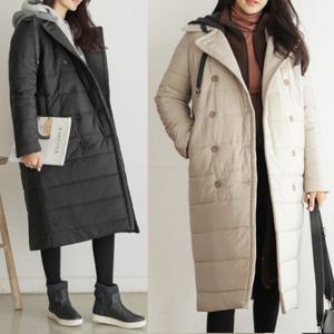 [미씨엘라] 모모 더블라인 윈터 패딩 점퍼