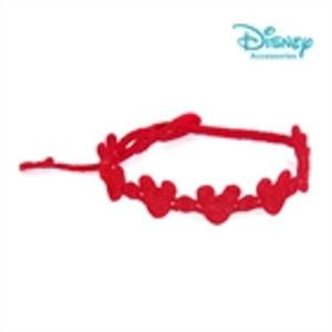 [디즈니 ACC]월트디즈니 미키 자수팔찌 - 레드