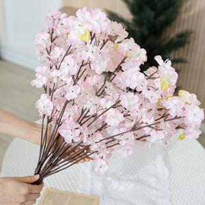 벚꽃 조화 부쉬 54cm 2컬러 인테리어 조화 봄 꽃 장식 소품 행사 꾸미기