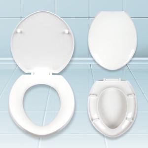 화이트변기커버 중/하드 양변기 플라스틱 시트 덮개