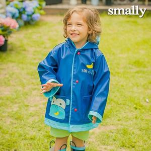 [스몰리](스몰리) 아동 유아 장화 우비 윈디코트 몽키네이비