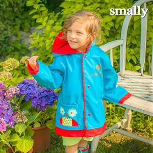 [스몰리](스몰리) 아동 유아 겨울우비 윈디코트 아울블루