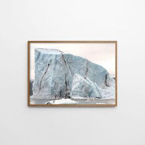 [라이크리빙] 빙하 사진 거실 벽 인테리어 액자 포스터_40x50cm