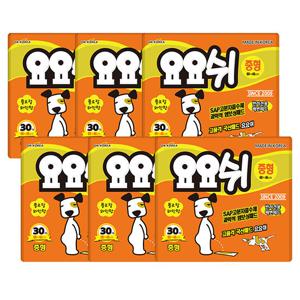 [요요쉬] 배변패드 중형 30매 X 6팩