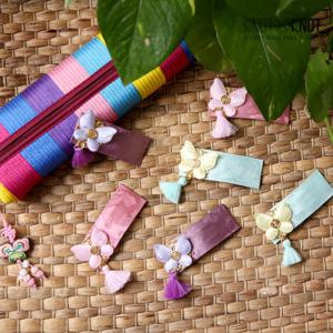 [KNOTXKNOT] 전통의 재해석 나비 타슬 한복 똑딱핀