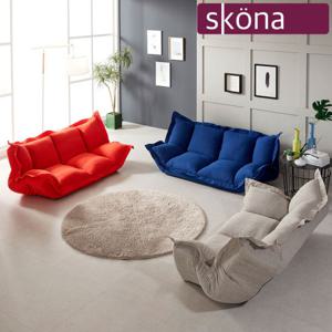[스코나]로니아 3인 좌식 소파 베드