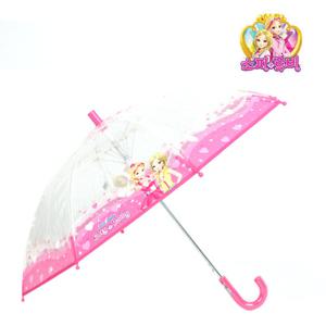 키즈노리]소피루비 물결하트POE 47 안전우산/아동/유아/투명