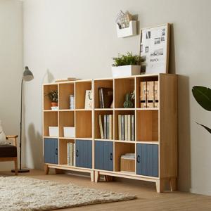 네시스 쏘론 가로세로 3단 원목 책장 1050_도장형 GM272C (착불)