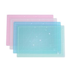 [현대오피스] 컬러투명 컷팅매트 HOM-A3 / 데스크매트