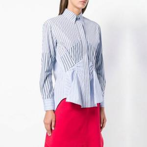 까르벵 스트라이프 플리티드 셔츠 3183C206A